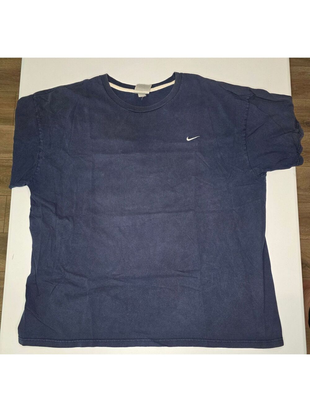 Vintage Nike Mini Swoosh Navy Tee